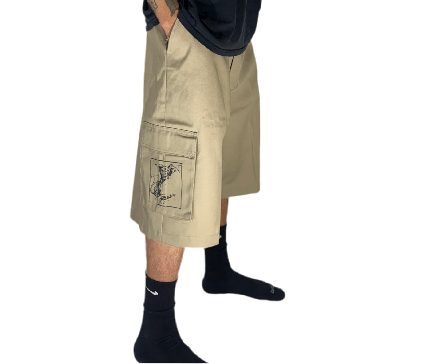 khaki dickies shorts