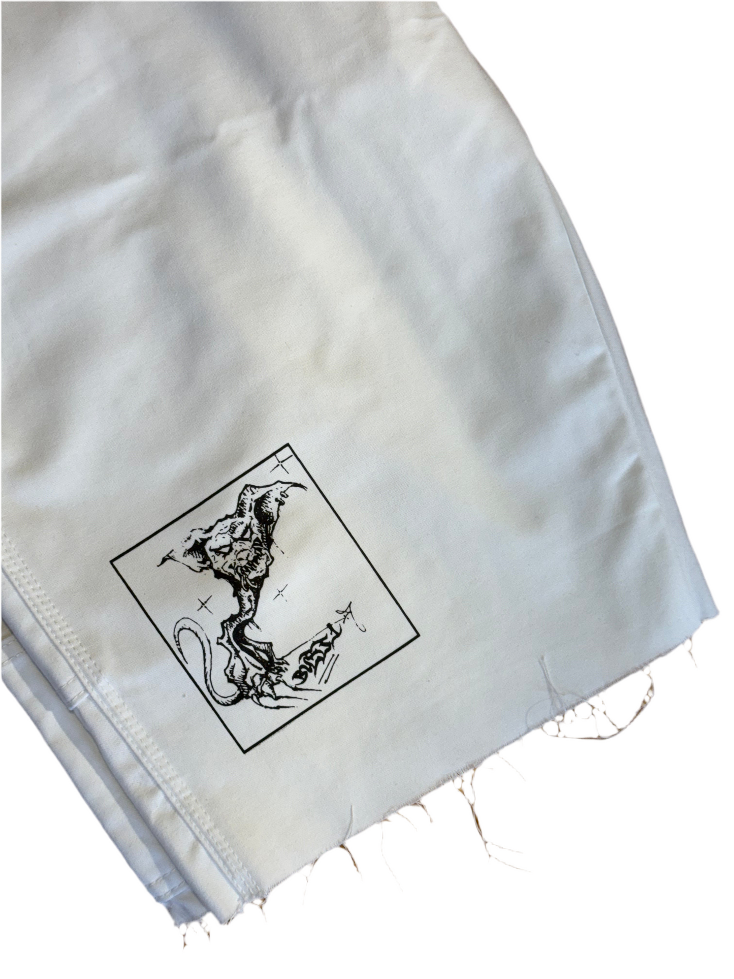 white dickies jorts